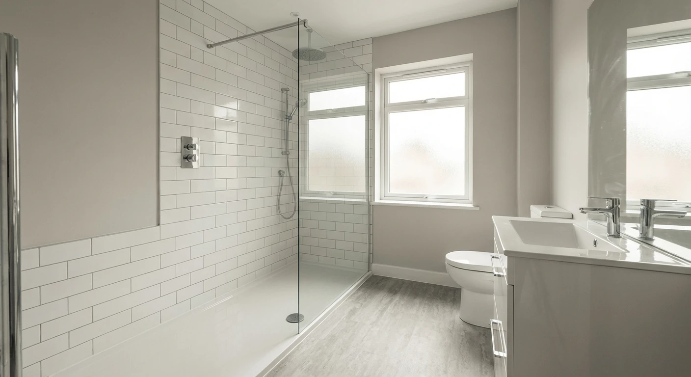 Safety vinyl in bathroom