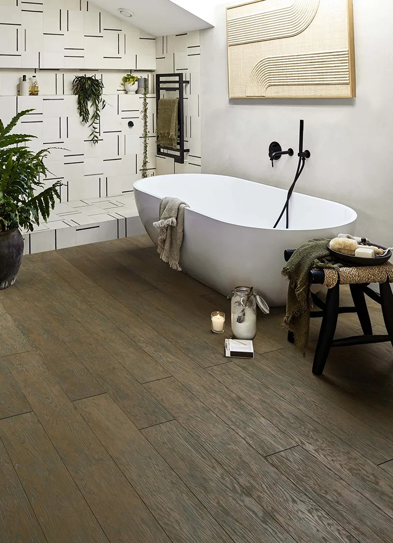 Chene 18mm Brown Distressed Oiled Hand Scraped