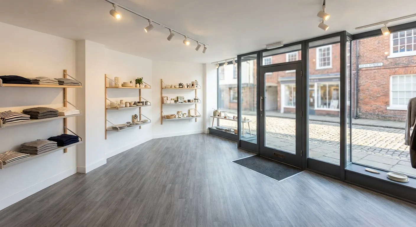 Retail shop interior
