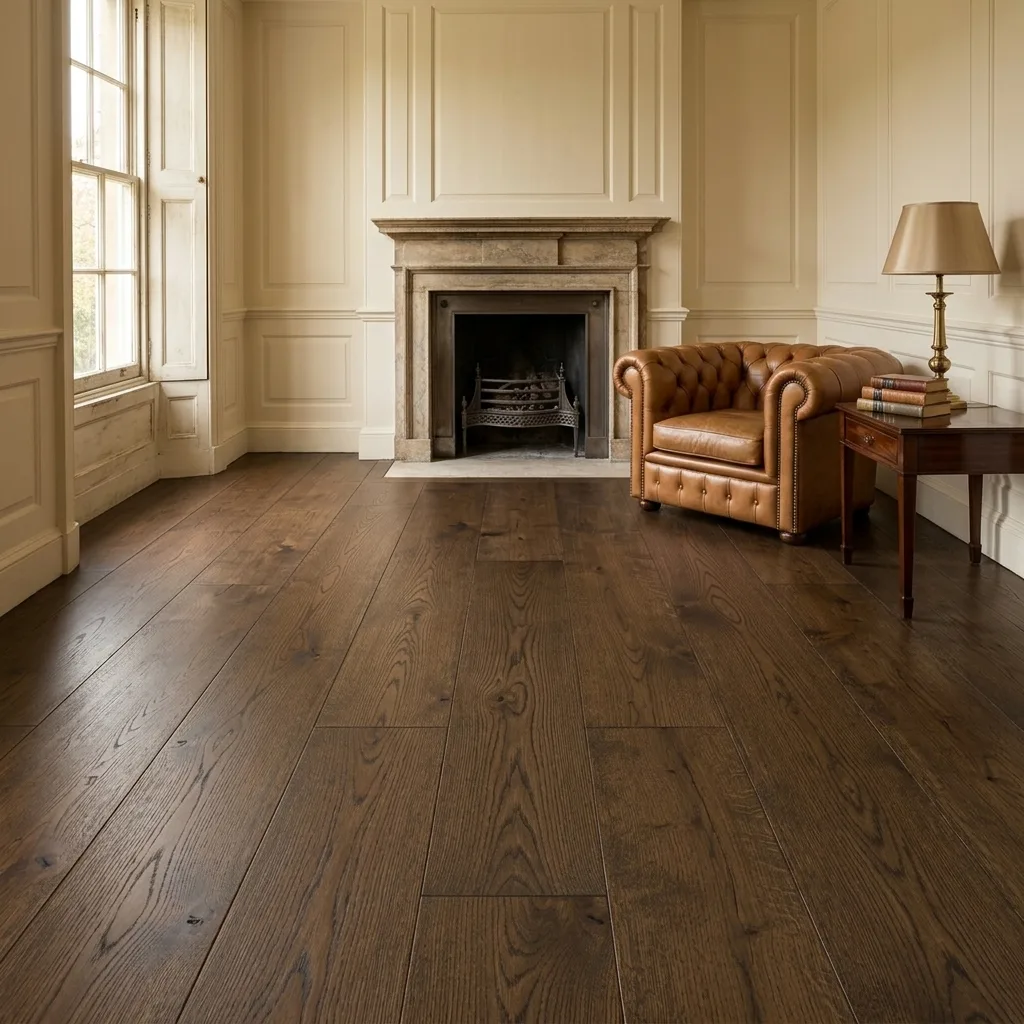 Chene Cognac Brushed & Lacquered