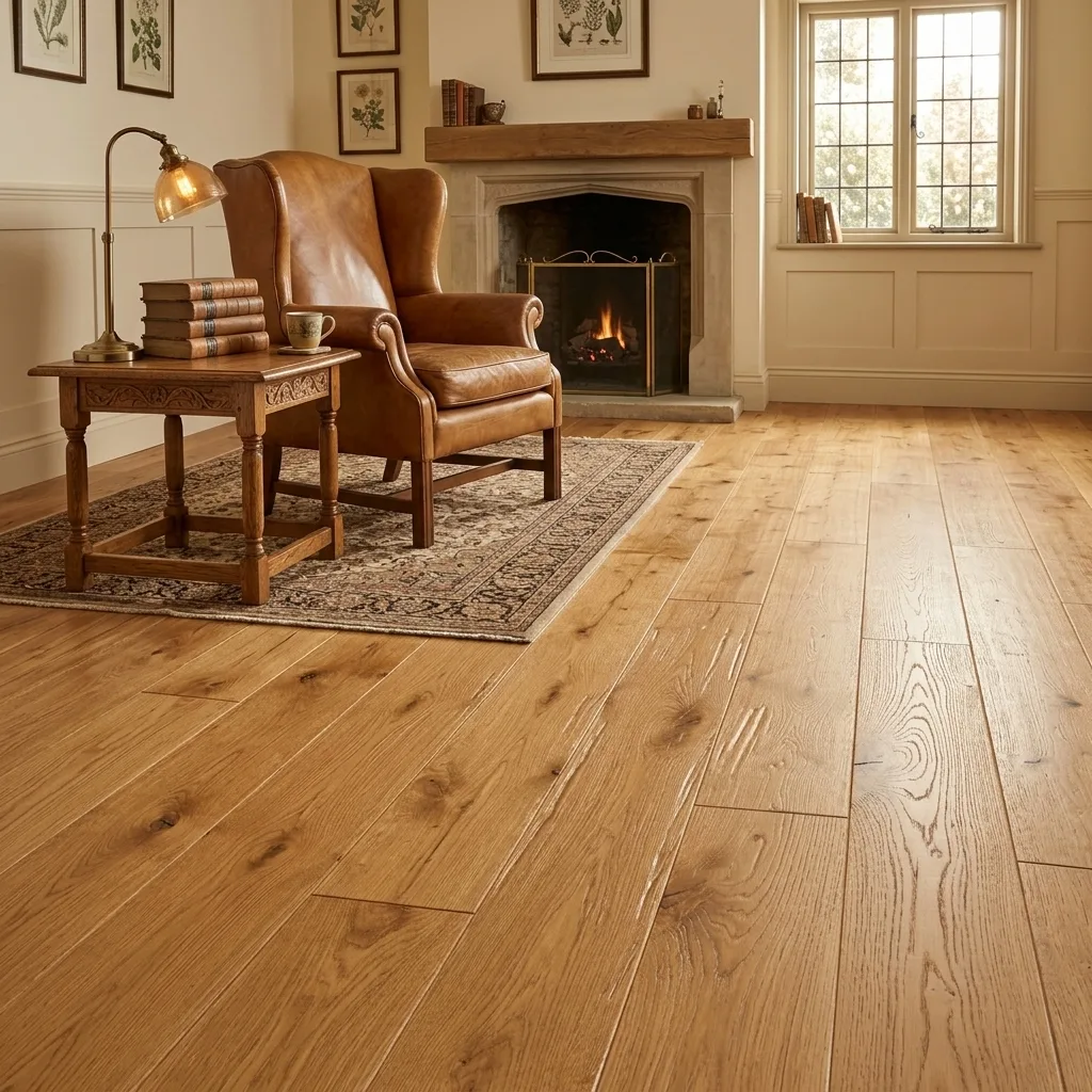 Chene Golden Handscraped Engineered Oak