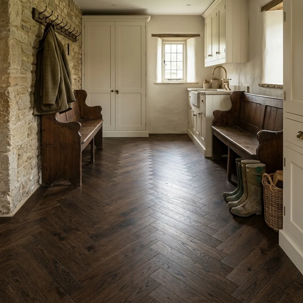 Chene 14mm Herringbone No.3 UV Lacquered