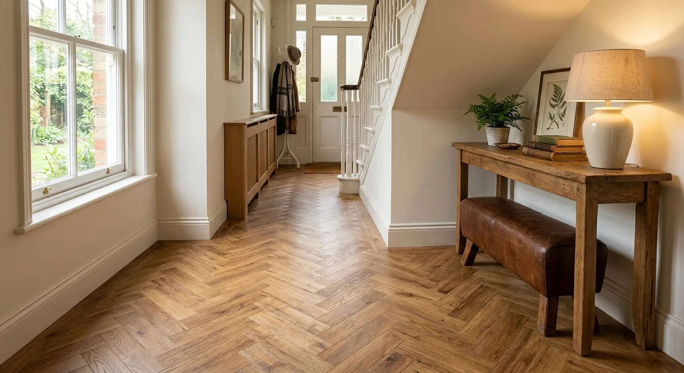 Berry Alloc Chateau Texas Light Brown Herringbone