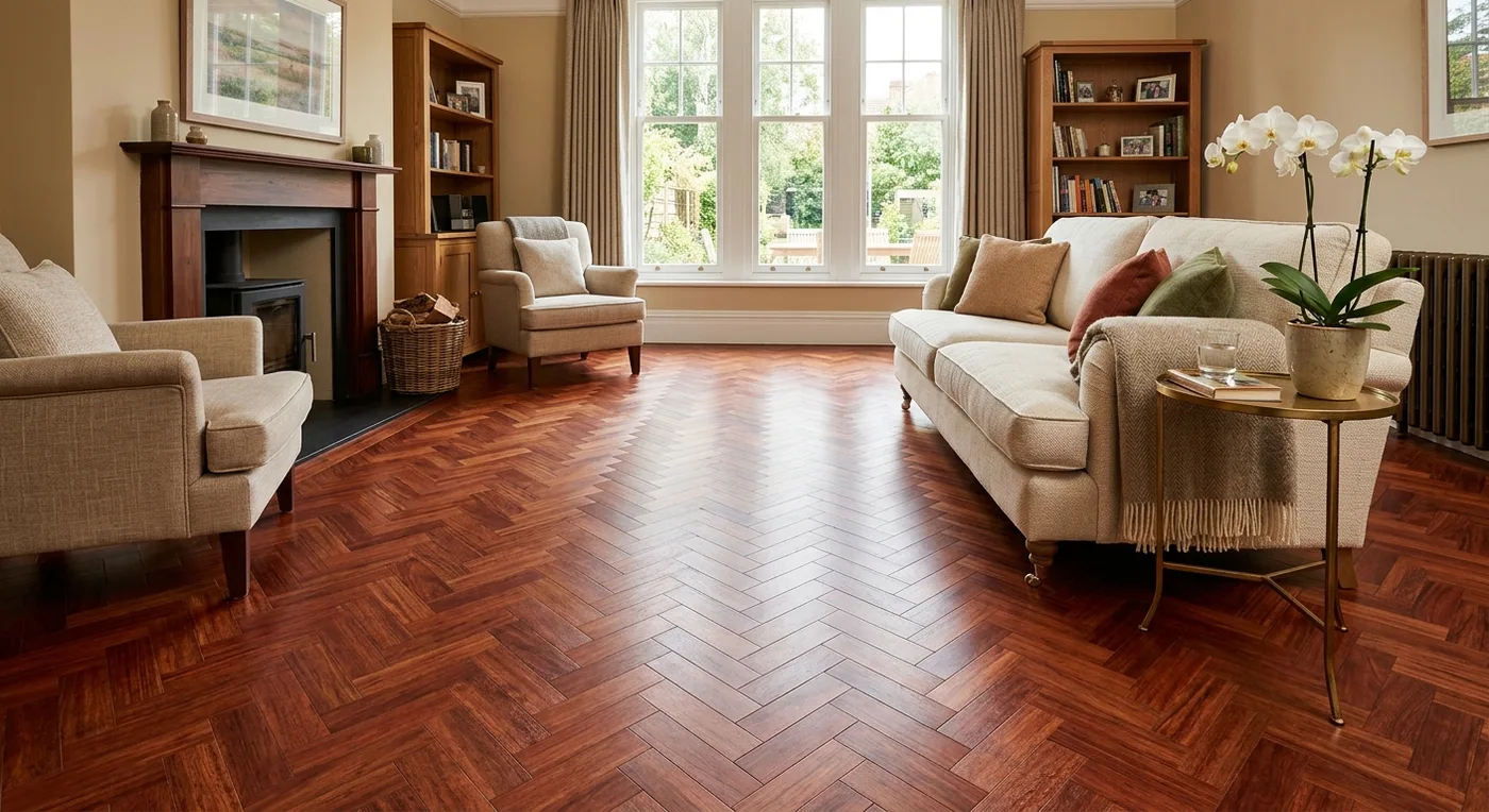 BerryAlloc Chateau+ Merbau Brown (Pack A) flooring