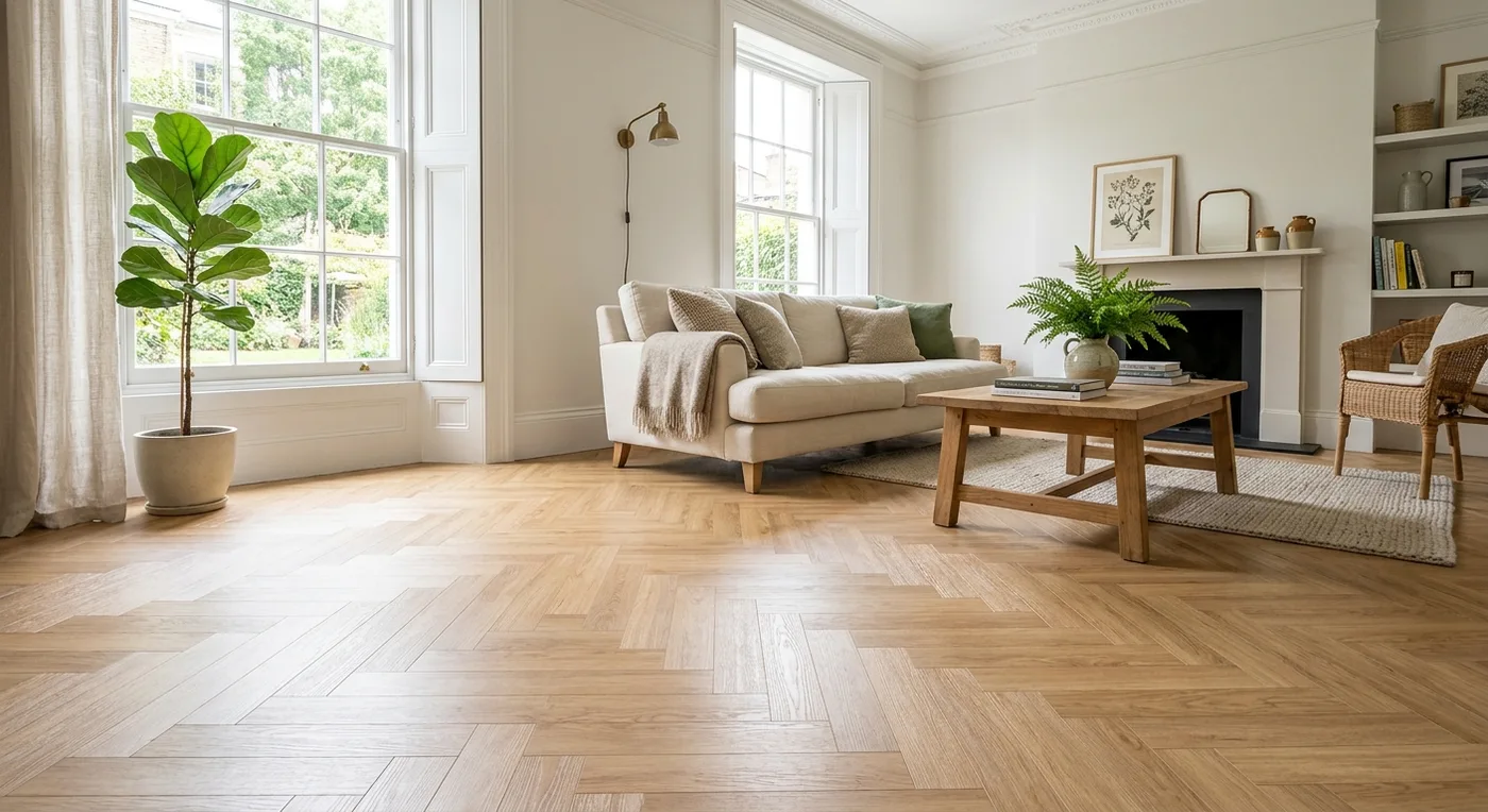 BerryAlloc Zenn Faro Glue Down Herringbone flooring