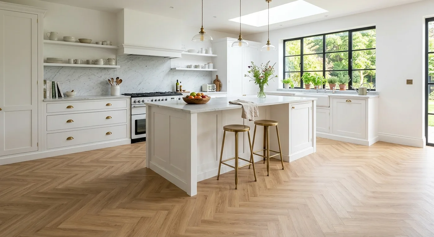 BerryAlloc Zenn Sorrento Glue Down Herringbone flooring