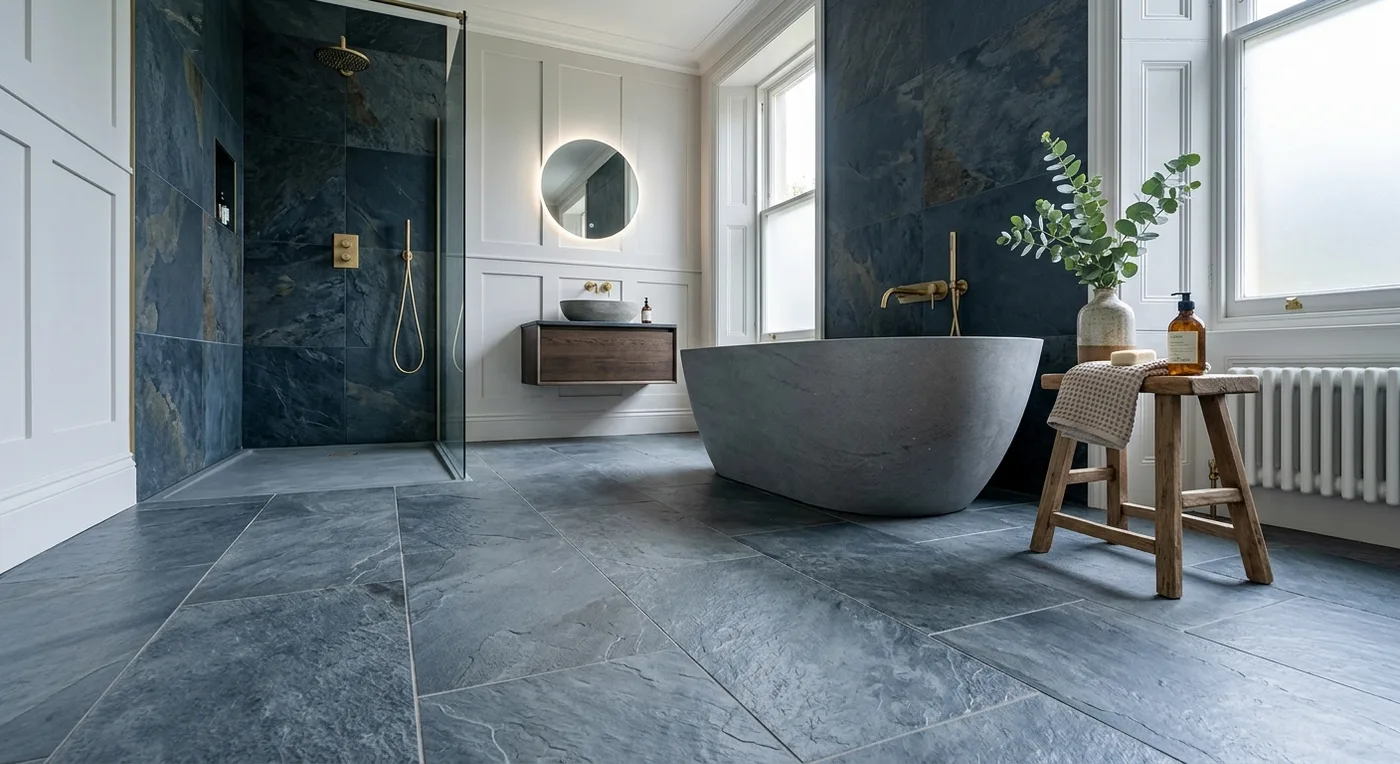Polyflor Camaro Atlantic Slate LVT flooring