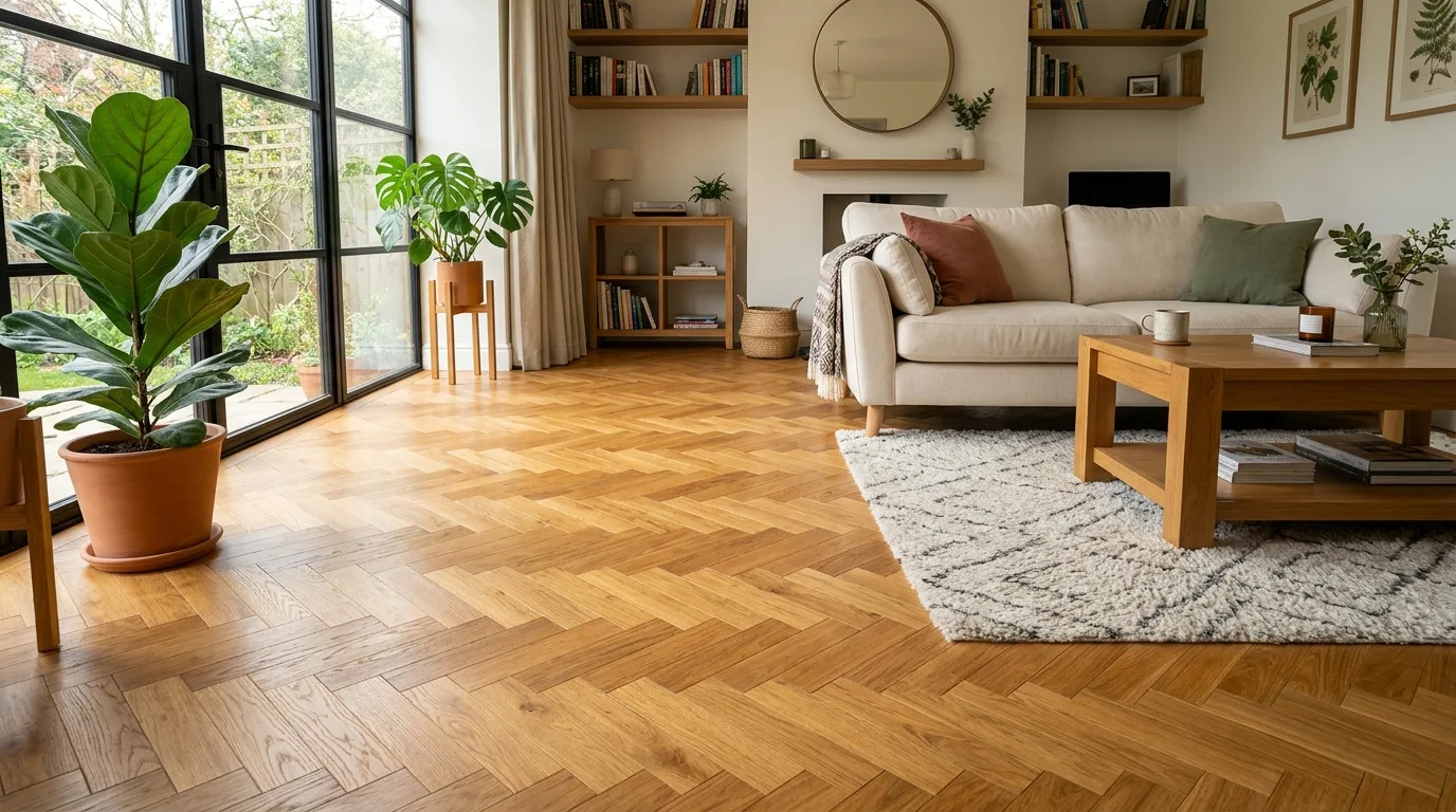 Polyflor Camaro Cambridge Parquet LVT flooring