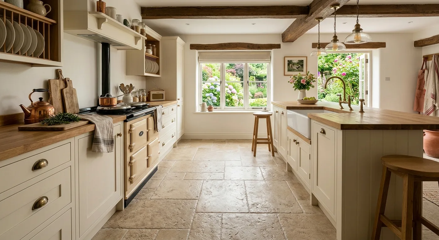 Polyflor Camaro Classic Yorkstone LVT flooring