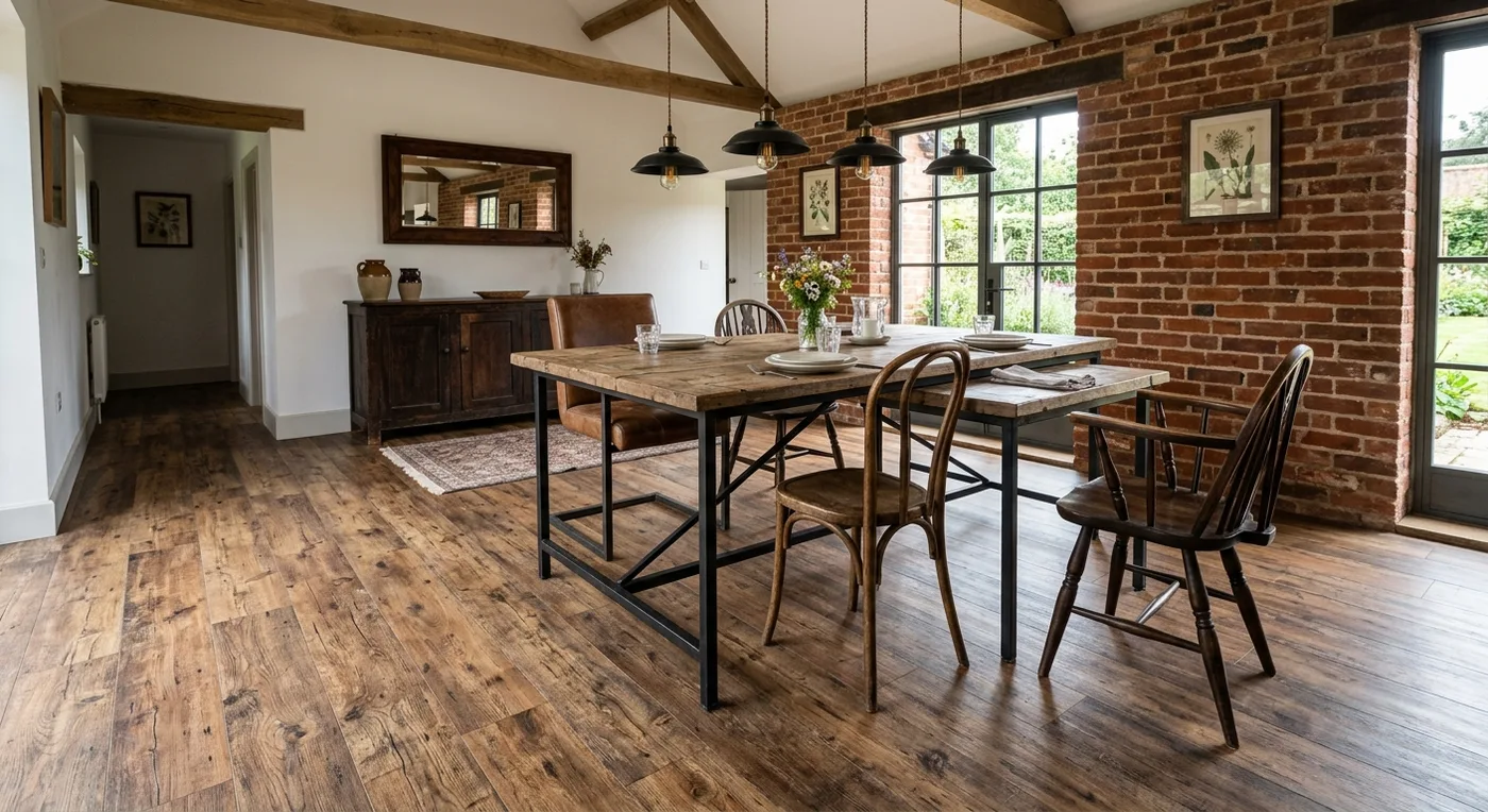 Polyflor Camaro Salvaged Timber LVT flooring