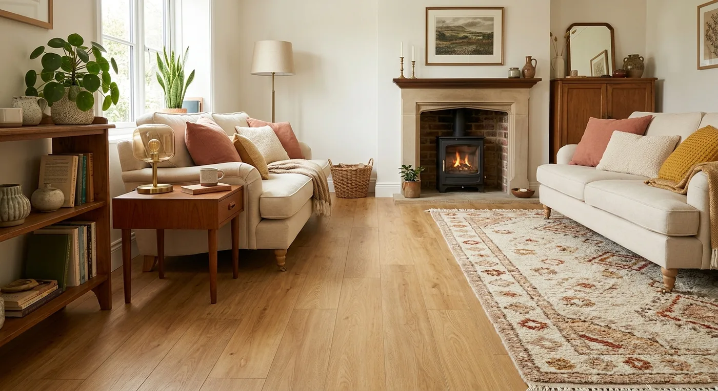 Polyflor Camaro Sienna Oak LVT flooring