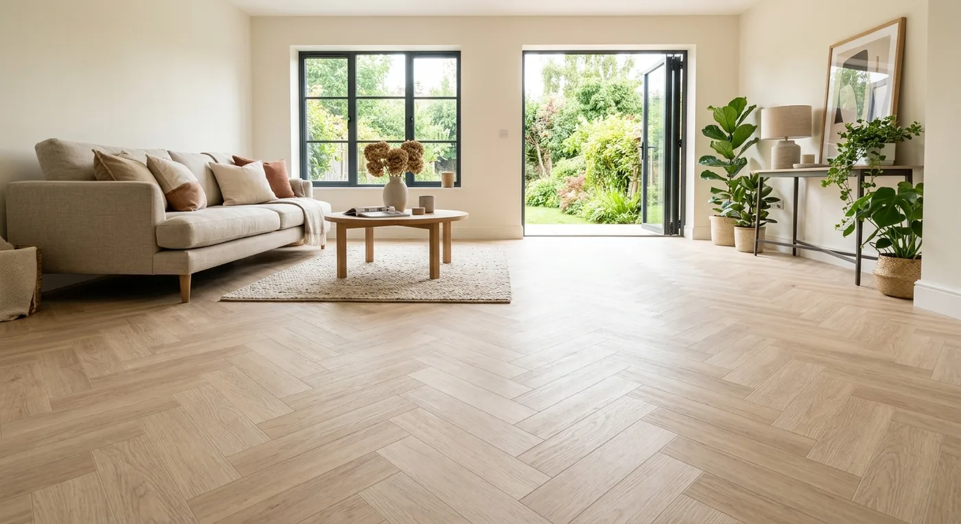 Estilo Hardcore Vicarage Oak Herringbone