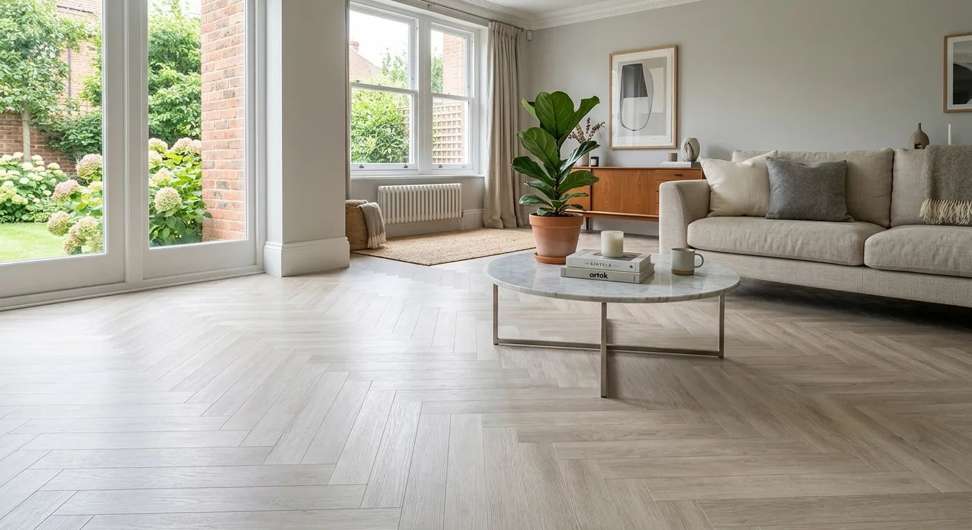 Polyflor Secura PUR Grey Oak Parquet