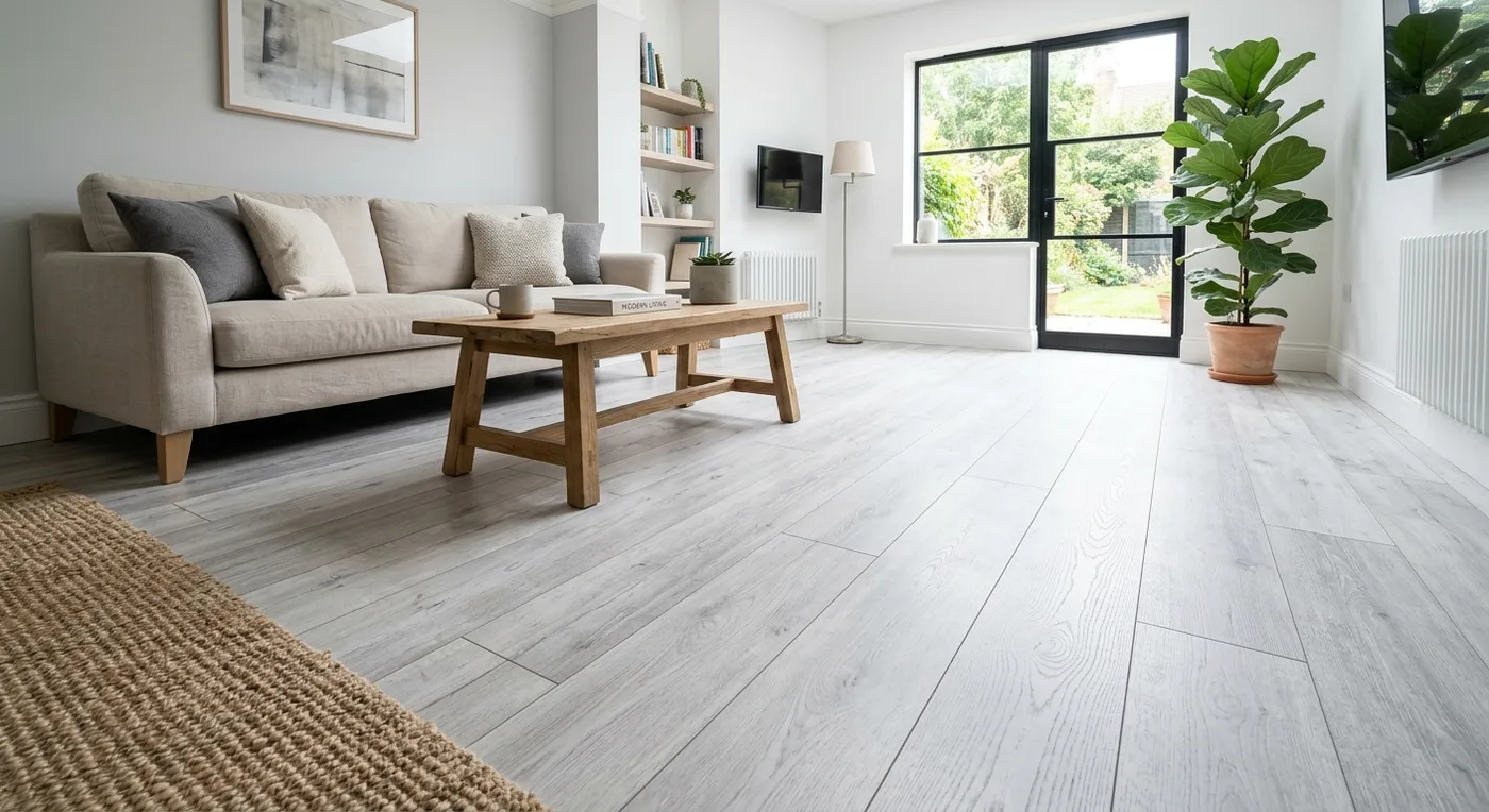 Impressive Concrete Wood Light Grey