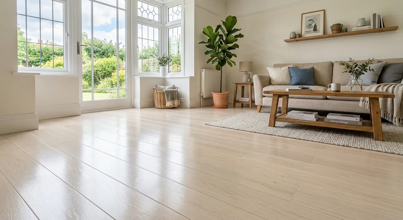 Impressive White Varnished Oak