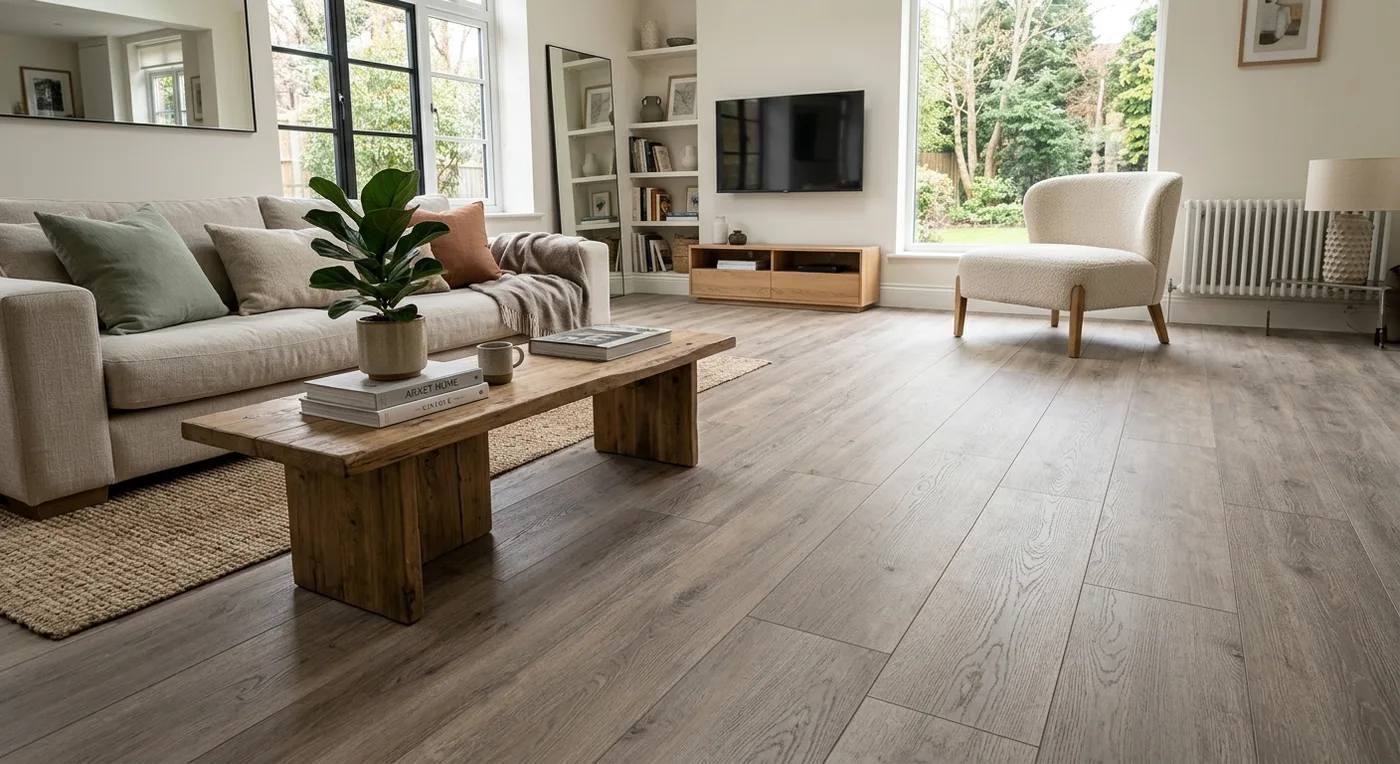 Quick-Step Bloom Cotton Oak Cozy Grey flooring