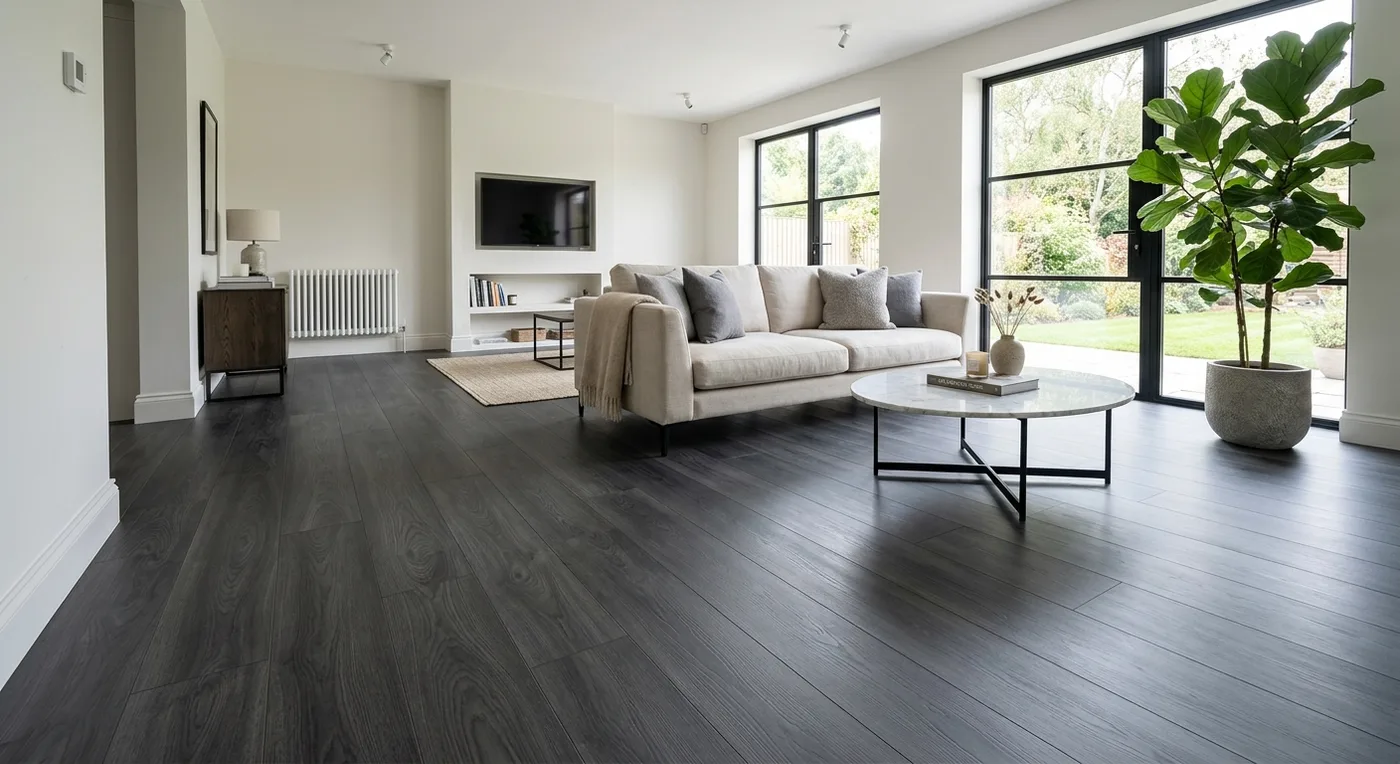 Quick-Step Blos Silk Oak Dark Grey flooring