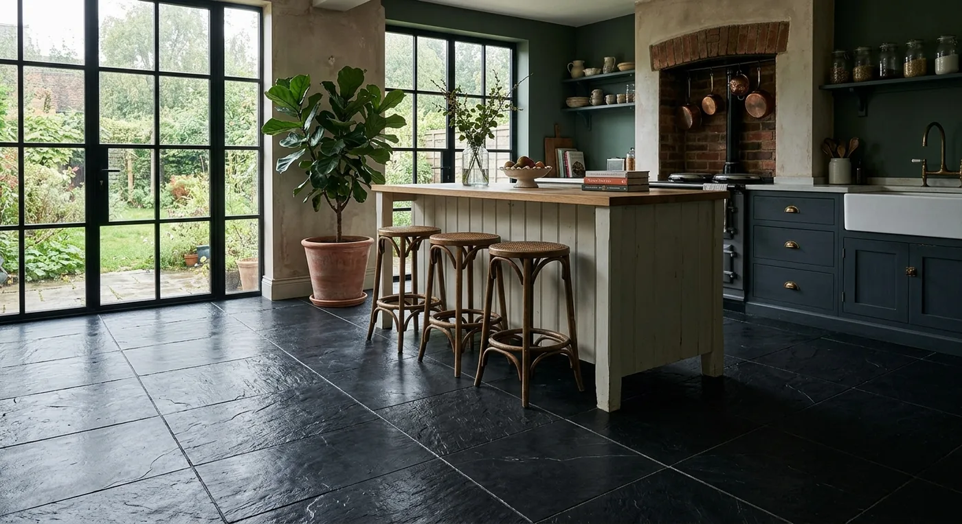 Quick-Step Oro Black Slate flooring