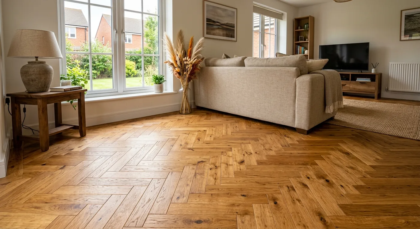 Sparta Oak Herringbone