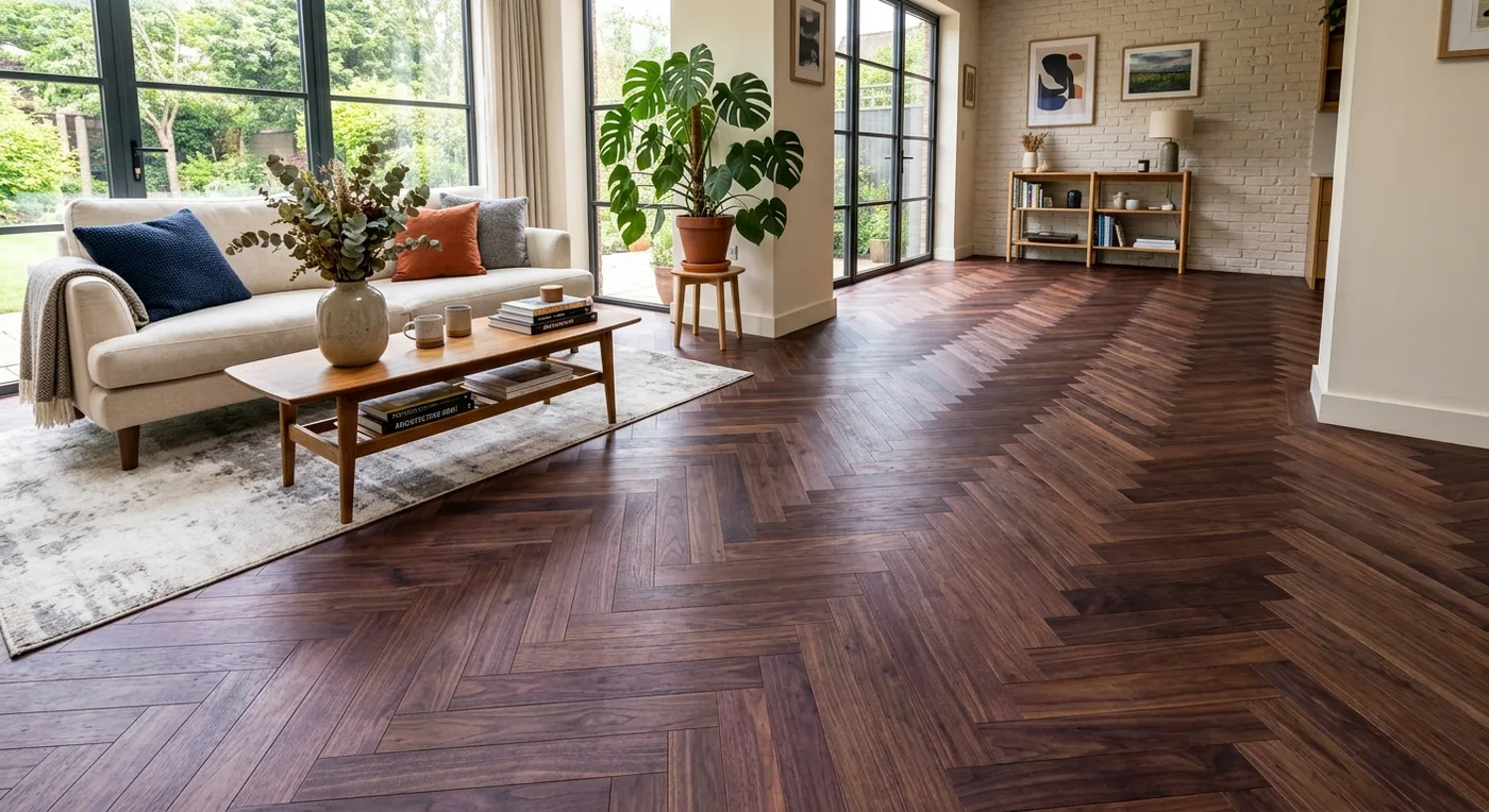 Walnut Herringbone