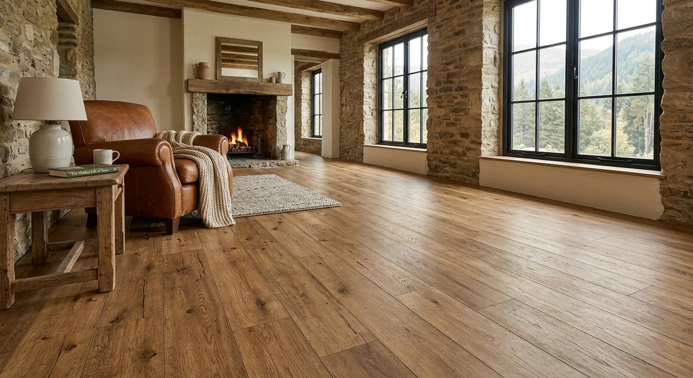 Textures Distressed Oak Plank flooring