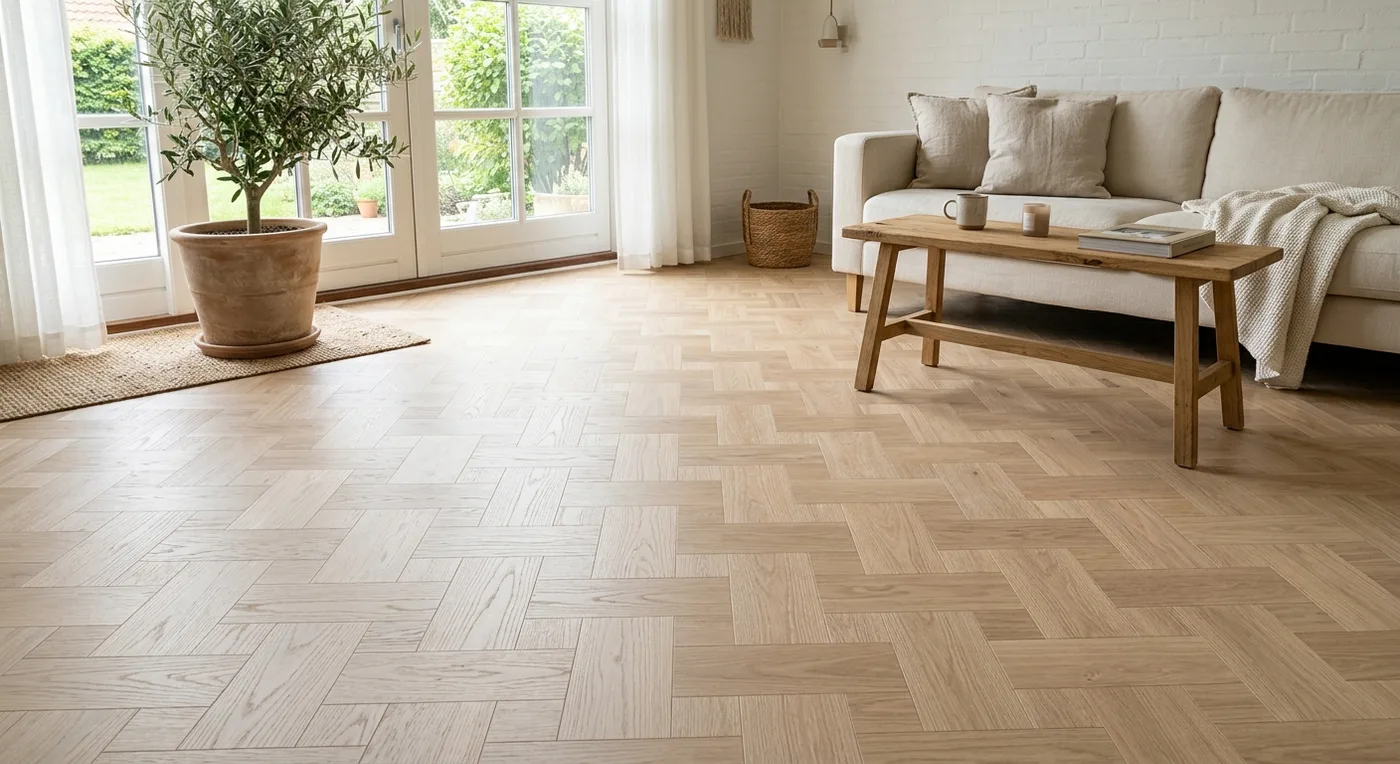 Textures TH01 Sycamore Basketweave flooring