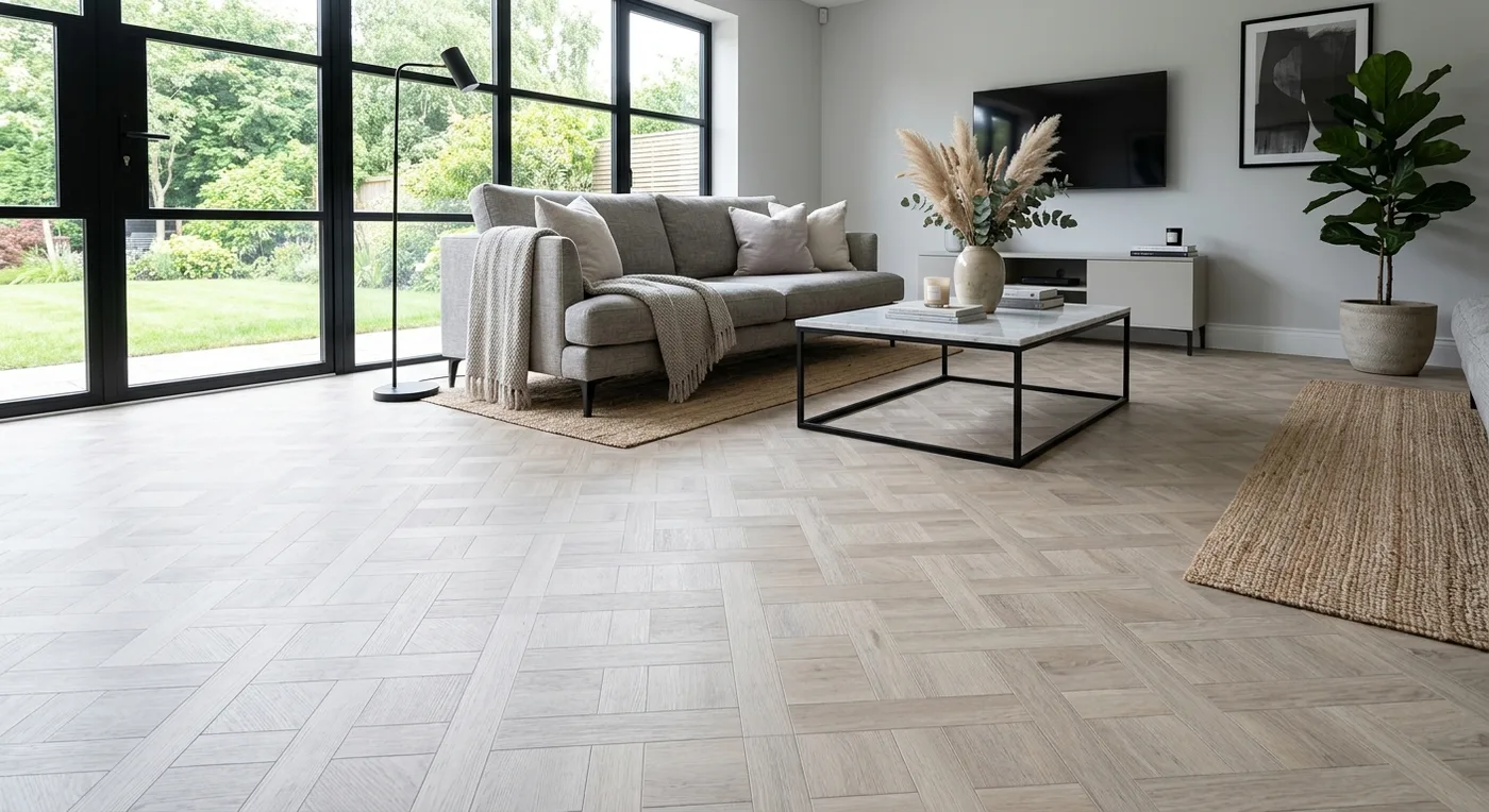 Textures TH04 Washed Oak Basketweave flooring