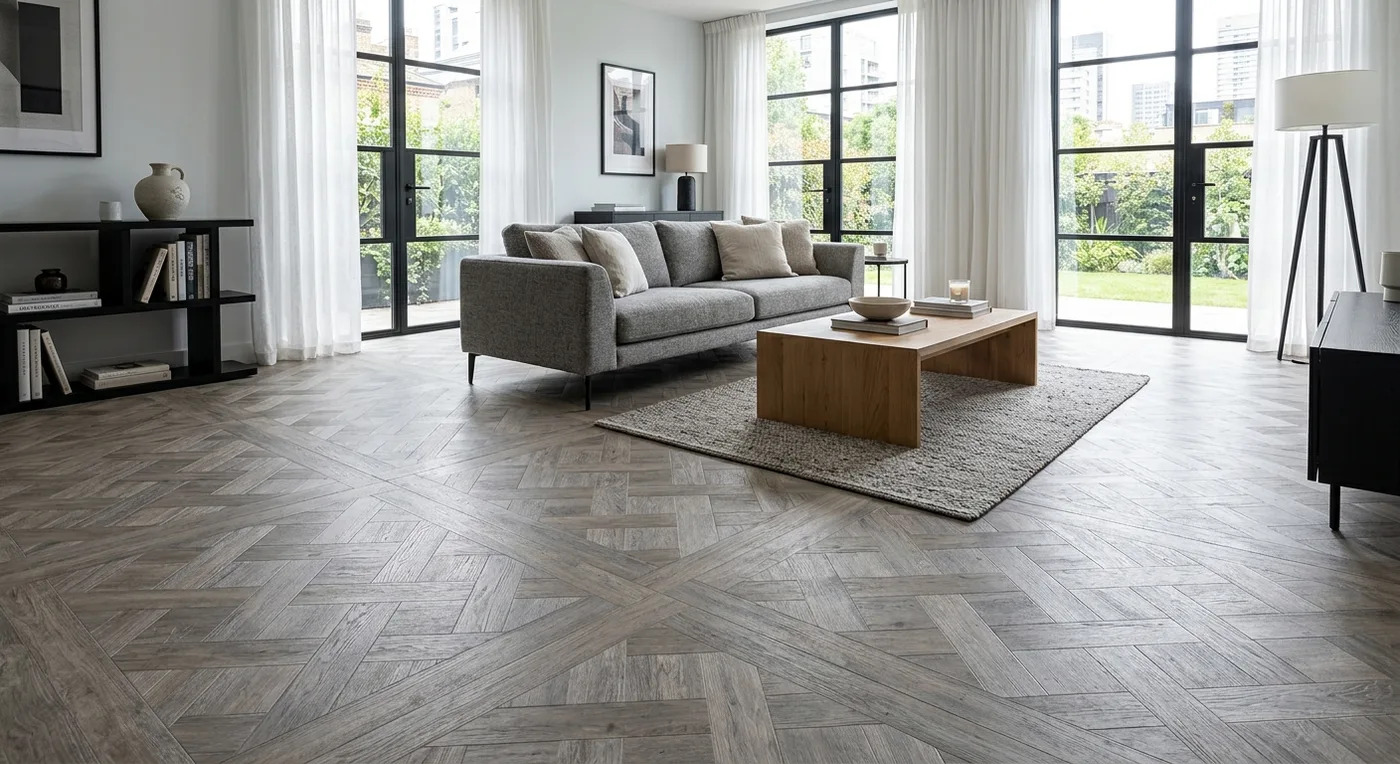Textures TH05 Weathered Oak Basketweave flooring