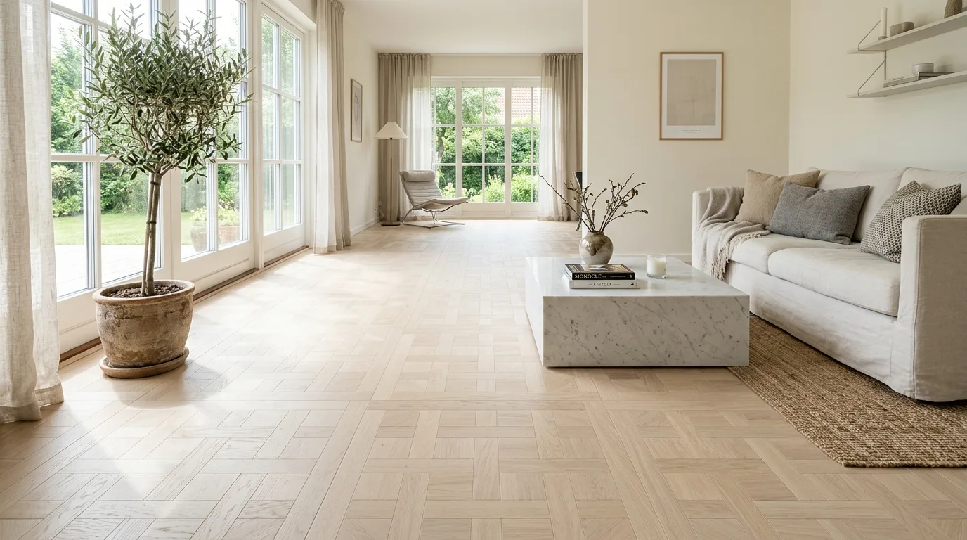 Textures TH09 Blonde Oak Basketweave flooring