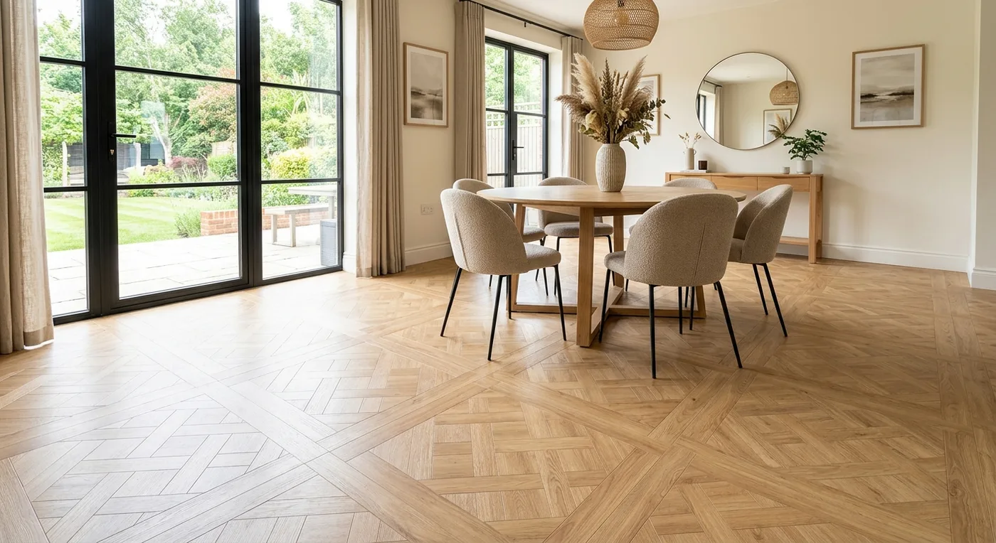 Textures TH10 Light Oak Basketweave flooring