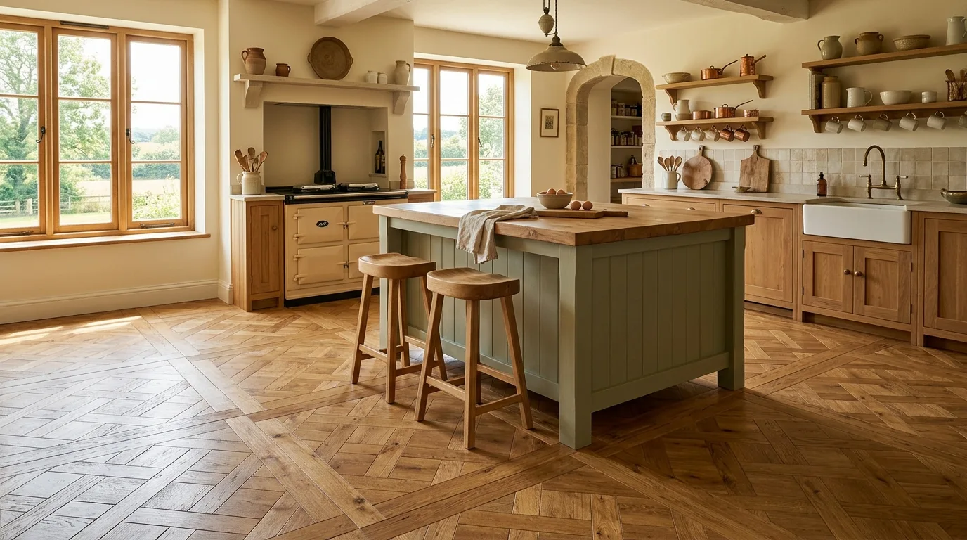 Textures TH12 Country Oak Basketweave flooring