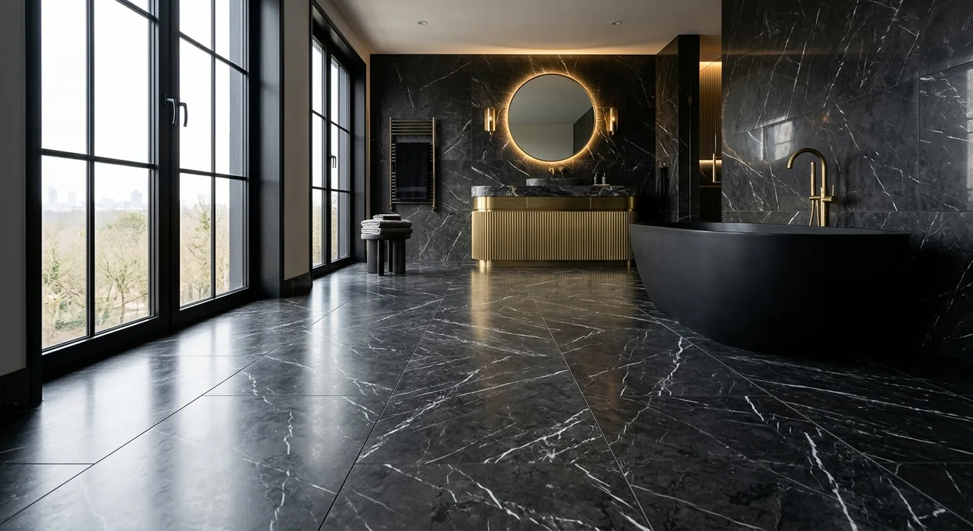 Textures TS02 Carrara Dark Stone flooring